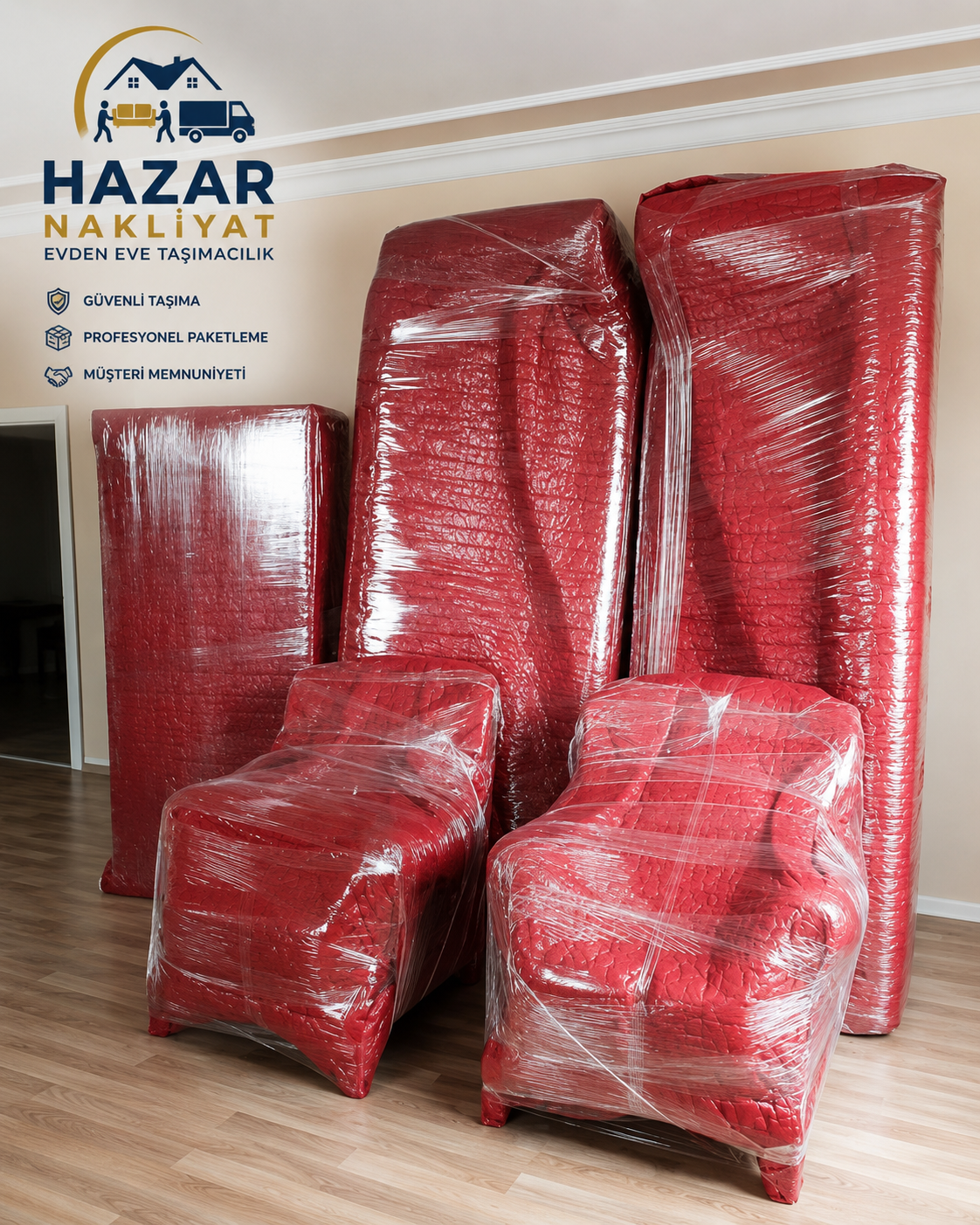 Hazar Nakliyat güvenli paketleme hizmeti